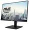 Moniteur commercial ASUS affichant un skyline urbain avec le logo ASUS sur l'écran, sur un fond blanc sans relief.