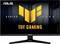 Un moniteur de jeu affichant le logo « ASUS TUF Gaming » avec des graphiques orange stylisés et le texte « Series Five », mettant l'accent sur l'orientation de la marque vers le jeu vidéo.