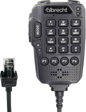Micro-cravate Micro Albrecht Multifunktionales Mikrofon für AE 5900 Mini SSB