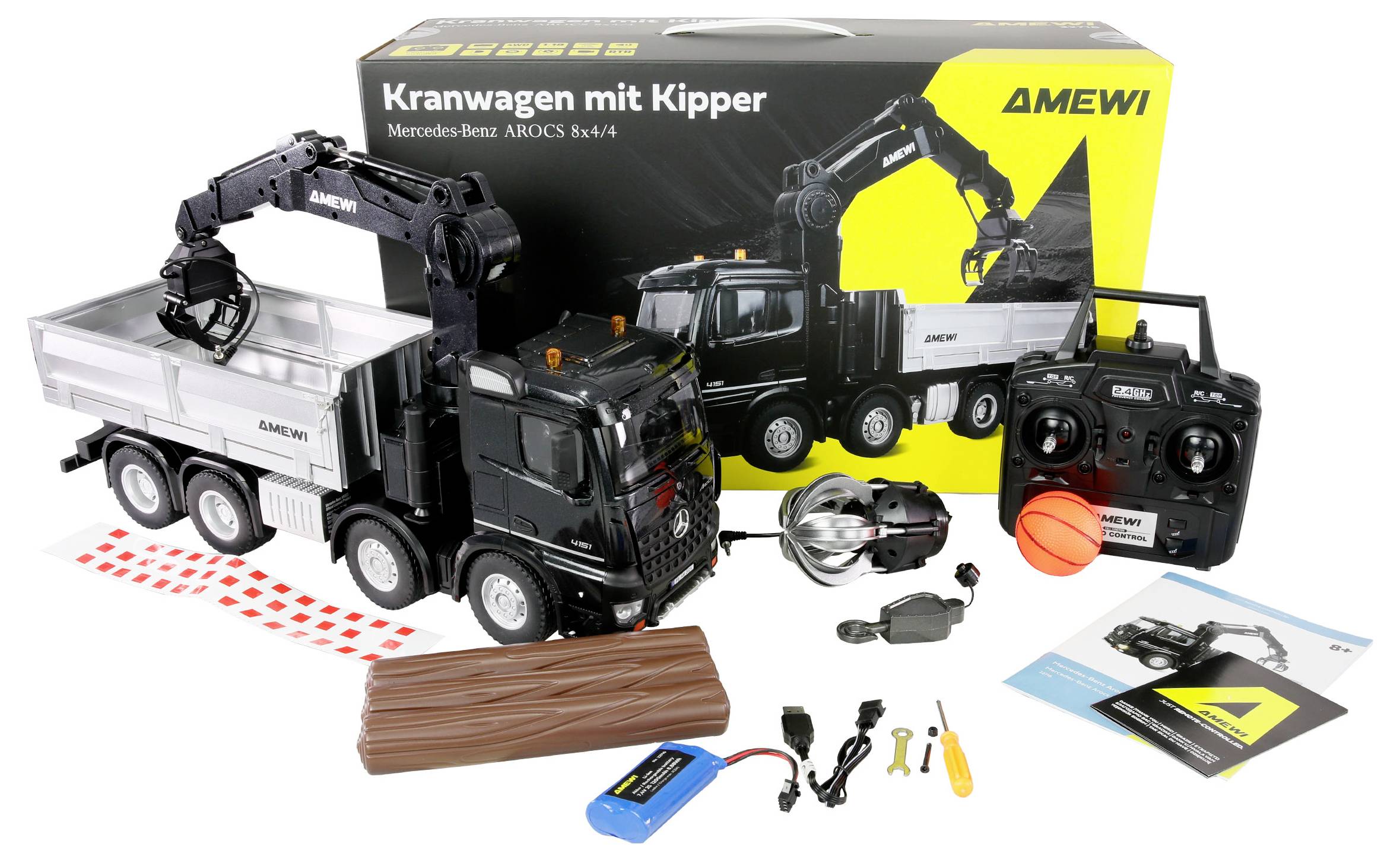 Amewi 22716 RC-Modell 1:18 électrique Engin de chantier prêt à fonctionner (RtR)-1