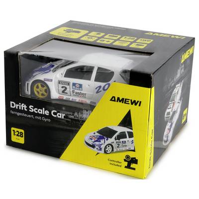 Amewi RC-Modell multicolore brushed 1:28 Véhicule électrique Drift 4 roues motrices (4WD) prêt à fonctionner (RtR) 2,4 G-9