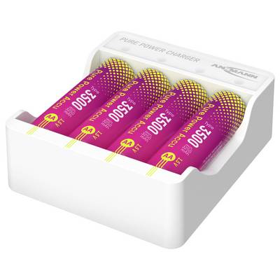 Ansmann Pure Power Set 4× Mignon AA Akkus und Lademodul Pile rechargeable LR6 (AA) Li-Ion 3250 mAh 1.5 V 1 pc(s)-1