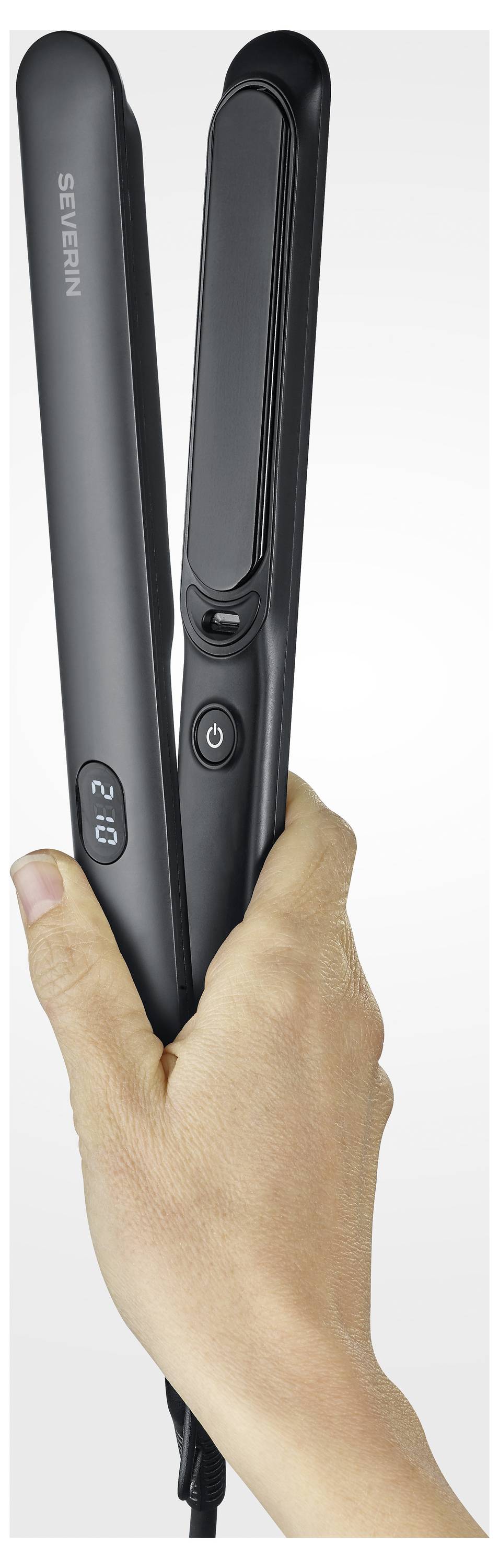 Severin 622 Fer à lisser noir, gris-2