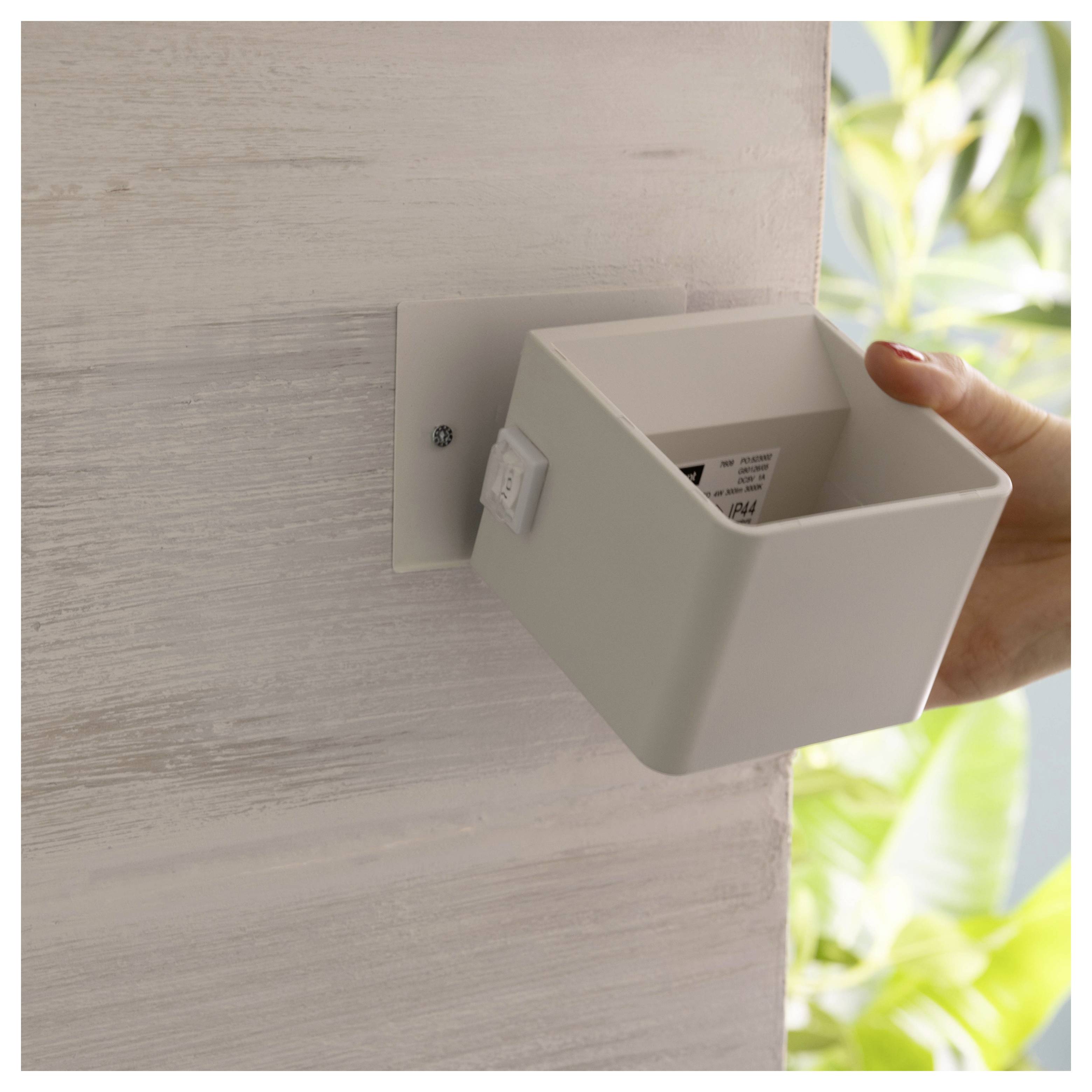 Brilliant Iseo G80126/05 Plafonnier extérieur avec détecteur de mouvements CEE: G (A - G) LED LED 4 W blanc-7