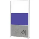 Maul cloison blanc, bleu, gris foncé métal, Tôle d'acier, molleton, textile 9651695
