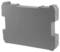 Bloc de béton gris rectangulaire avec bords dentelés, conçu pour l'emboîtement dans les applications de construction ou de pavage.
