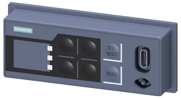 Contrôleur d'automation industrielle « Siemens SIMATIC S7-1500 », gris avec un écran et des boutons, conçu pour les tâches de contrôle et de surveillance précis.