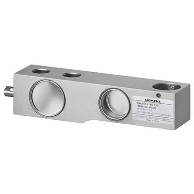 « Capteur de charge à jauge de contrainte Siemens modèle 0.2L 05201937A avec cavités doubles, finition métallique, étiquettes indiquant les détails de câblage et les spécifications. »