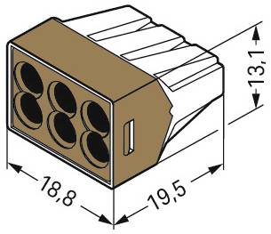 WAGO 773-606 Borne de raccordement flexible: - rigide: - 500 pc(s)-1