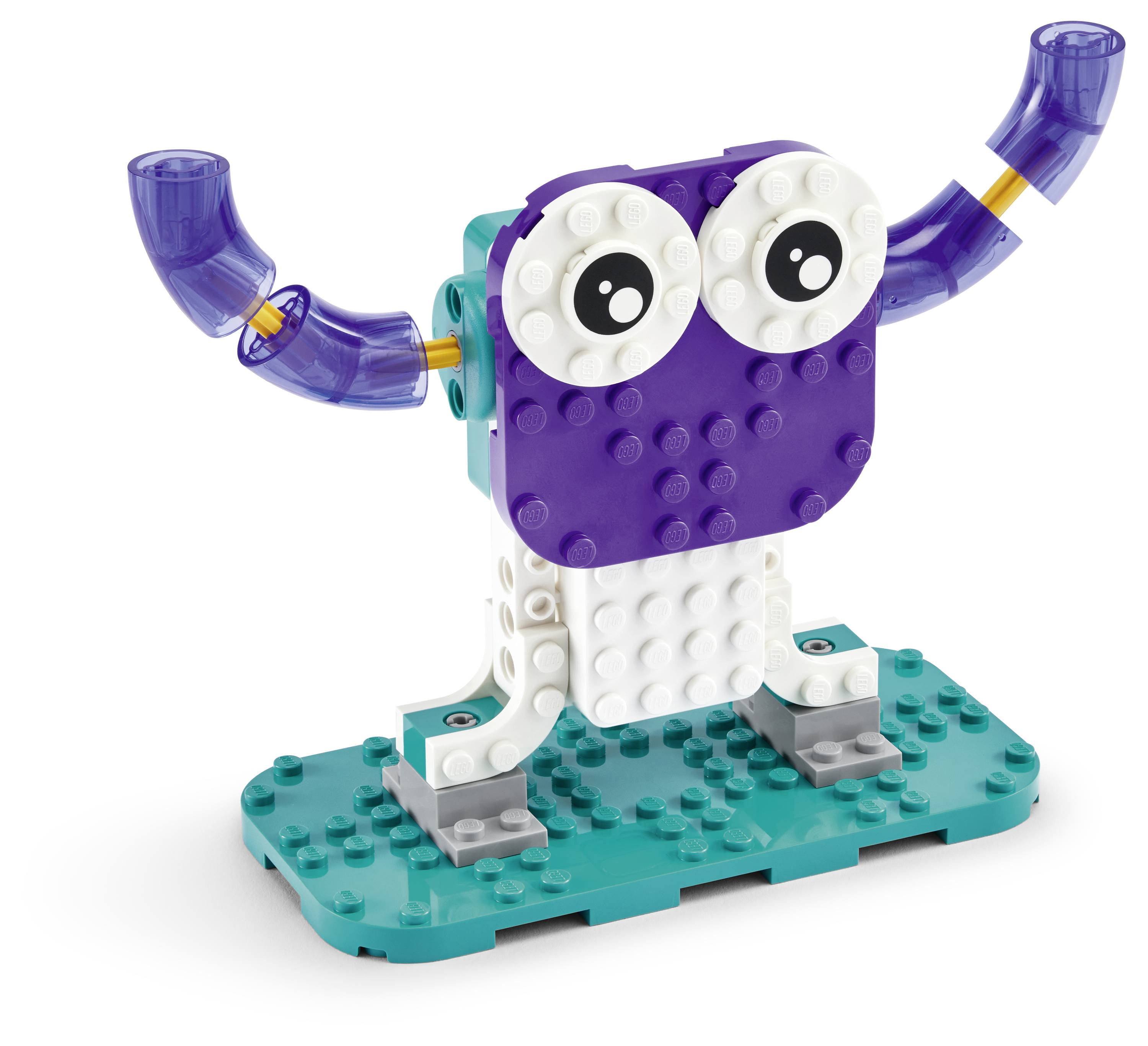 Un couvercle de prise électrique bleu avec un volet à charnière, monté sur une base grise, conçu pour une utilisation en extérieur ou industrielle.