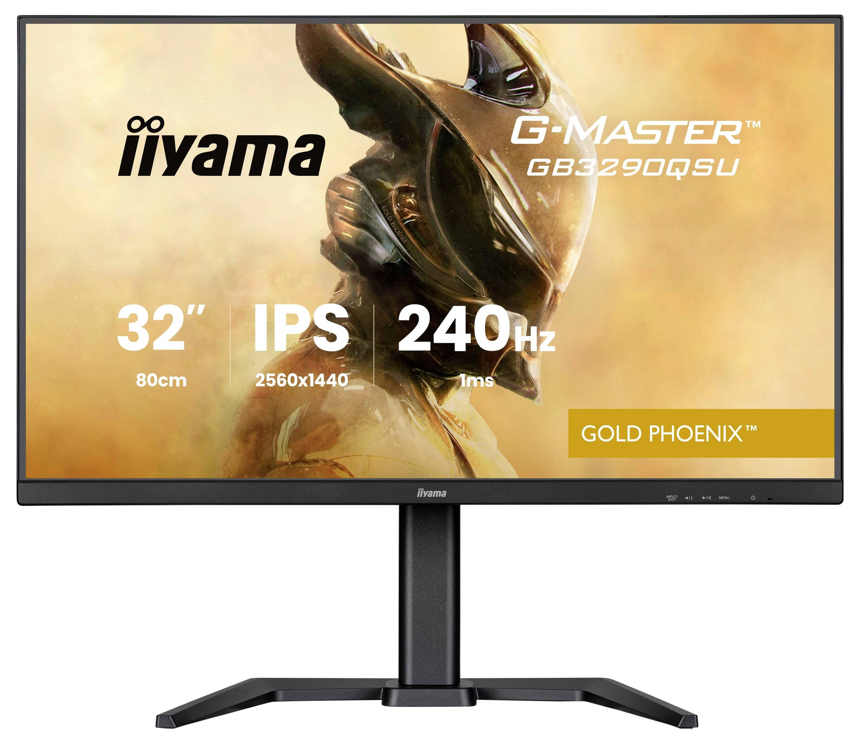 Moniteur gaming Iiyama G-MASTER CEE F (A - G) 80 cm 31.5 pouces 2560 x 1440 pixels 16:9 1 ms IPS LED-1