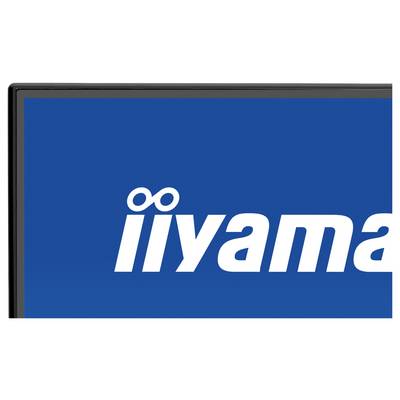 L'image montre la vue arrière d'un moniteur informatique G-Master Red Eagle d'iiyama, mettant en évidence son support ergonomique et ses ports de connectivité.