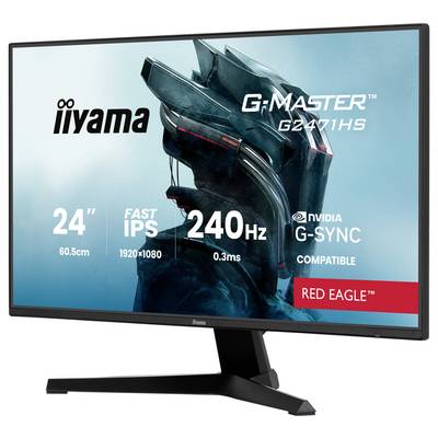 Moniteur gaming Iiyama G-MASTER CEE E (A - G) 60.5 cm 23.8 pouces 1920 x 1080 pixels 16:9 0.3 ms-1