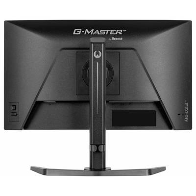 Un moniteur de jeu G-Master Red Eagle noir vu de l'arrière, présentant un support central et un design minimaliste.