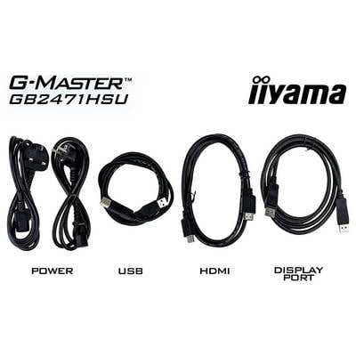 Moniteur gaming Iiyama G-MASTER CEE E (A - G) 60.5 cm 23.8 pouces 1920 x 1080 pixels 16:9 0.3 ms-11