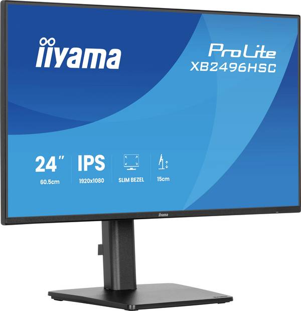 Moniteur LED Iiyama ProLite  CEE D (A - G) 61 cm 24 pouces  1920 x 1080 pixels 16:9 3 ms USB-C® IPS LED