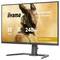 Moniteur de jeu 32 pouces avec la marque « G-Master GB3295QSU », doté d'une résolution 2560x1440, d'un taux de rafraîchissement de 240 Hz et d'un design « Gold Phoenix ».
