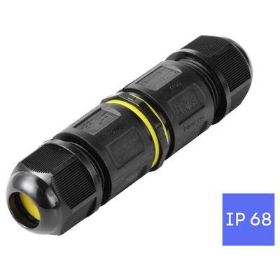 Connecteur de câble TRU COMPONENTS IP68 étanche, contact à vis 5 broches, 0,5-2,5 mm² TC-14745224 noir TRU COMPONENTS Co-6