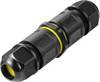 Connecteur de câble TRU COMPONENTS IP68 étanche, push-in 3 broches, 0,5-2,5 mm² TC-14745240 noir TRU COMPONENTS Contenu: 1 pc(s)