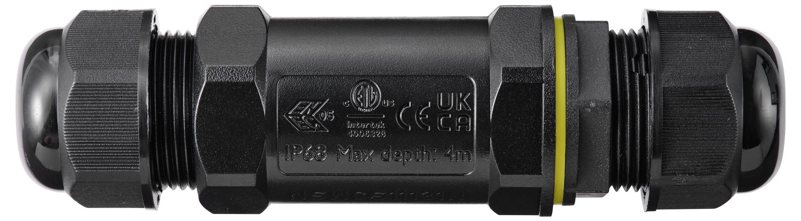 Connecteur de câble TRU COMPONENTS IP68 étanche, contact à vis 5 broches, 0,5-4,0 mm² TC-14745248 noir TRU COMPONENTS Co-3