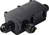 TRU COMPONENTS Boîte de déflecteur IP68 étanche 3 entrées, 0,5-2,5 mm² TC-14745272 noir TRU COMPONENTS Contenu: 1 pc(s)