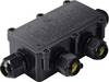 Boîte de déflecteur TRU COMPONENTS IP68 étanche, 4 entrées, 0,5-2,5 mm² TC-14745280 noir TRU COMPONENTS Contenu: 1 pc(s)