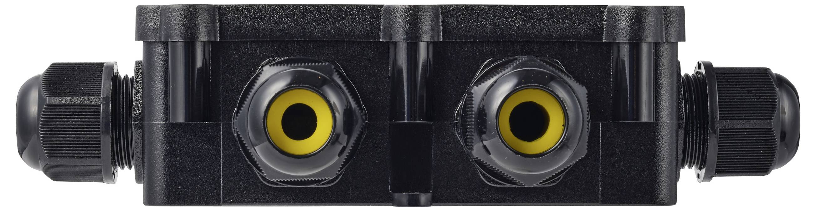 Boîte de déflecteur TRU COMPONENTS IP68 étanche, 4 entrées, 0,5-2,5 mm² TC-14745280 noir TRU COMPONENTS Contenu: 1 pc(s)-2