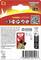 Emballage recyclable des piles alcalines Eveready Gold C2. Contient des avertissements, des instructions d'utilisation, un code à barres et des symboles de recyclage.