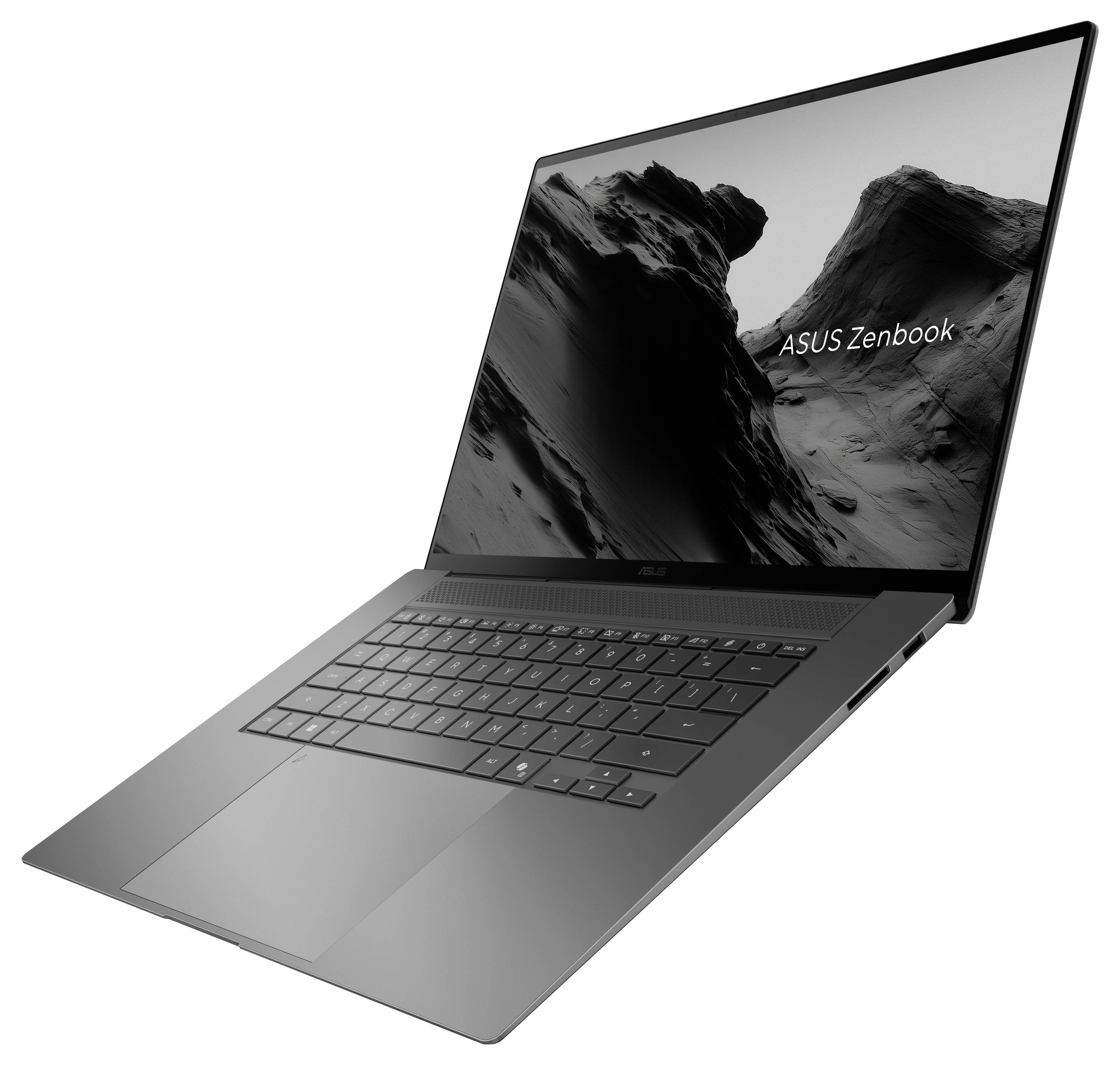 Asus Notebook Zenbook S16 40.6 cm (16 pouces) 3K AMD Ryzen AI 9 465 32 GB RAM 2 TB SSD allemand, QWERTZ AMD gris 90NB17H-3