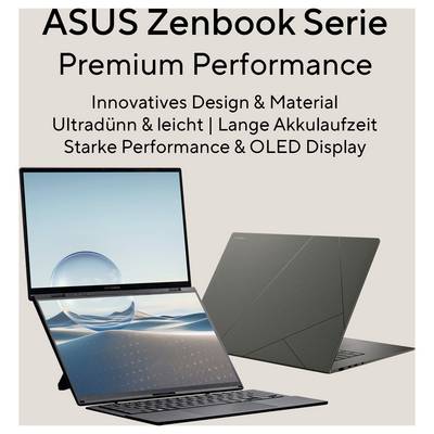 Asus Notebook Zenbook 14 35.6 cm (14 pouces) WUXGA AMD Ryzen AI 7 445 32 GB RAM 1 TB SSD allemand, QWERTZ AMD AMD Radeon-5