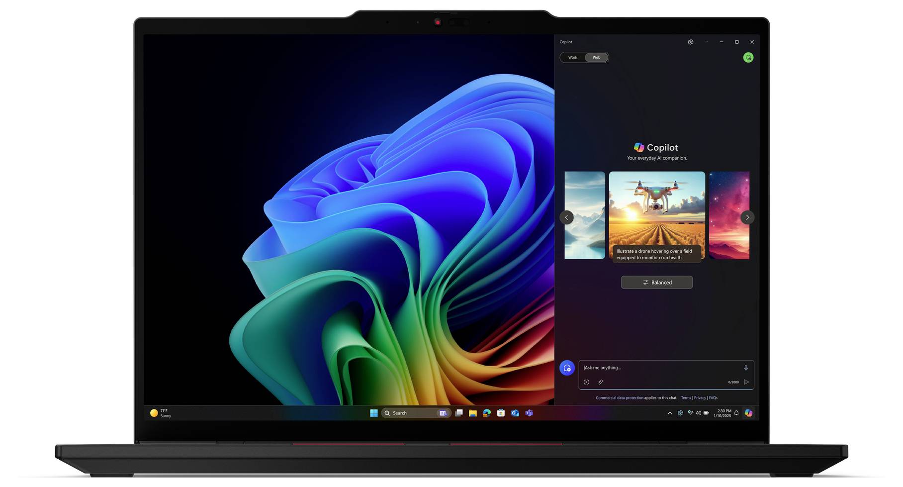 Lenovo Station de travail pour ordinateur portable 35.6 cm (14 pouces) WUXGA 255U 32 GB RAM 1 TB SSD allemand, QWERTZ In-1