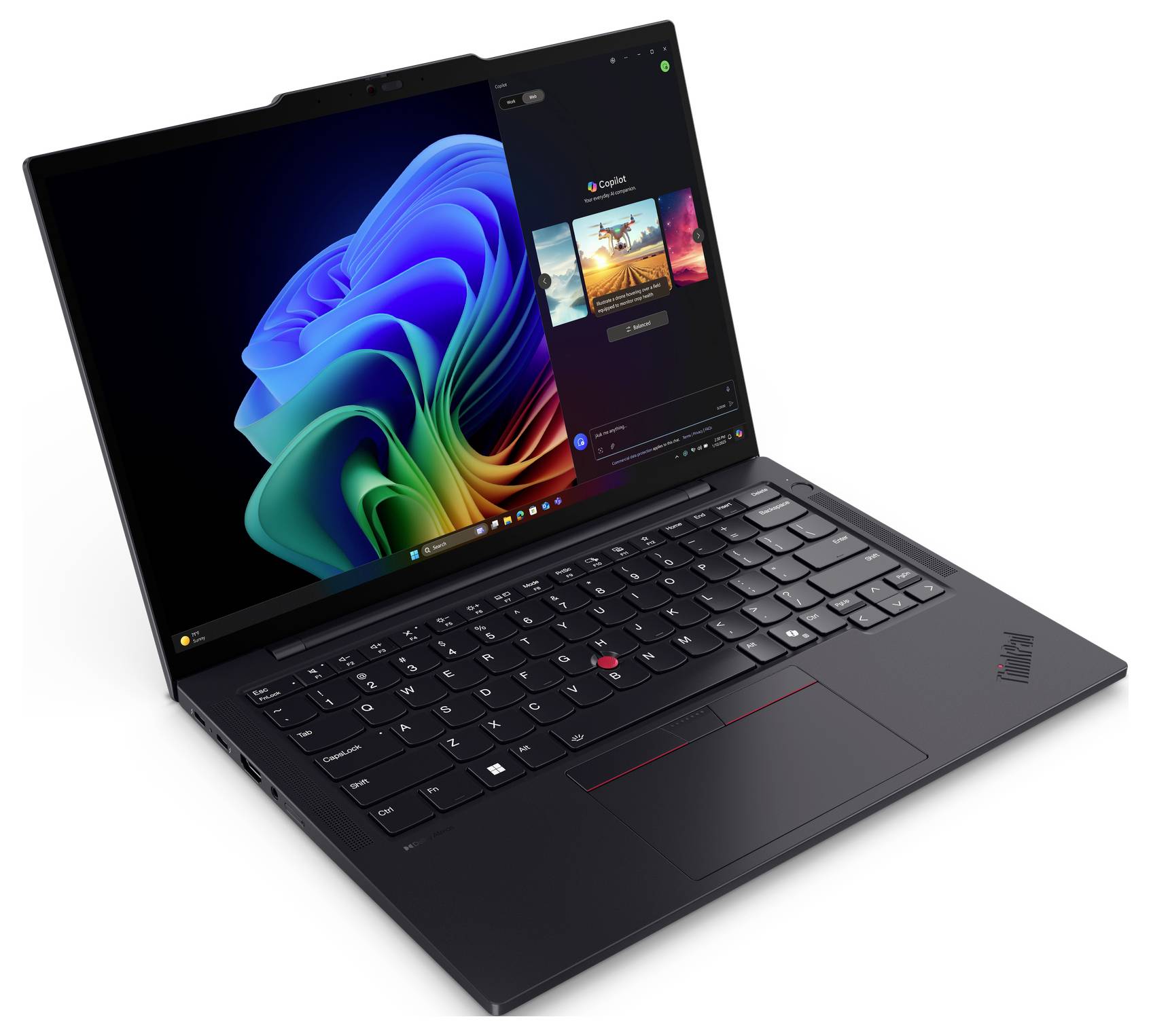 Lenovo Station de travail pour ordinateur portable 35.6 cm (14 pouces) WUXGA 255U 32 GB RAM 1 TB SSD allemand, QWERTZ In-8