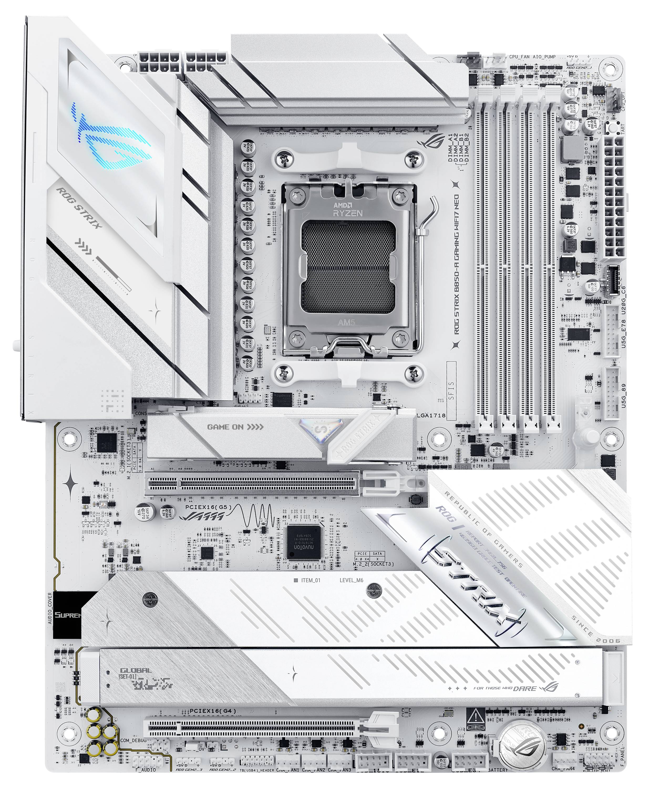 Asus ROG STRIX B850-A GAMING WIFI7 NEO Carte mère Socket (PC) AMD® AM5 Facteur de forme (détails) ATX Chipset de la cart-1