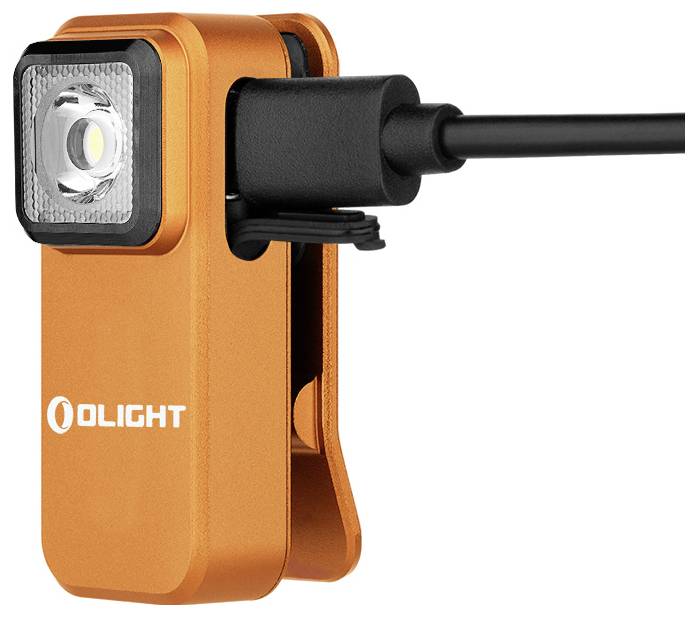 OLight Oclip (Orange) Oclip (Orange) LED Lampe de poche avec interface USB 300 lm 30 g-4