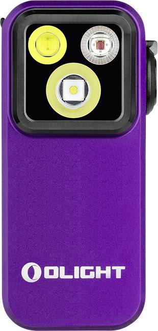 OLight Oclip Pro (Purple) Oclip Pro (Purple) LED Mini lampe de poche avec clip ceinture 500 lm 144 h 53 g