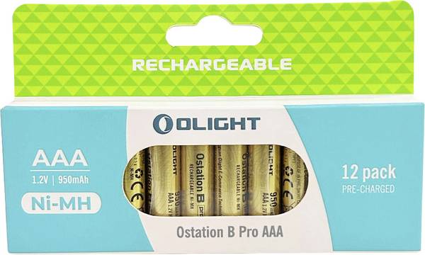 OLight Ostation B pro Pile LR3 (AAA) NiMH 950 mAh 1.2 V 12 pc(s)