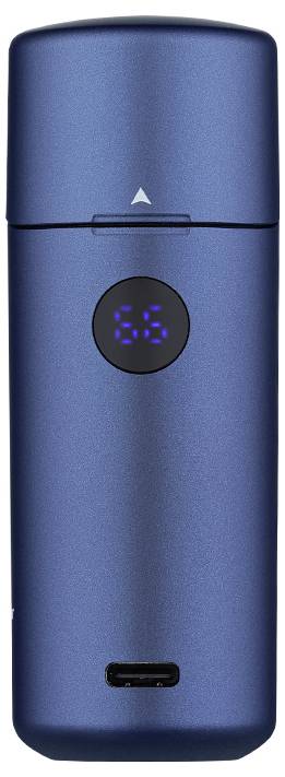 Un gadget électronique bleu avec un affichage numérique affichant le numéro « 83 ».
