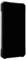 Vue latérale d'un appareil électronique fermé de couleur noire ou foncée, probablement un smartphone ou un gadget similaire, montrant le design de la charnière.