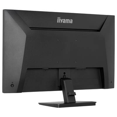 L'image montre la vue arrière d'un grand téléviseur à écran plat avec un support mural fixé, révélant les ports et les évents.