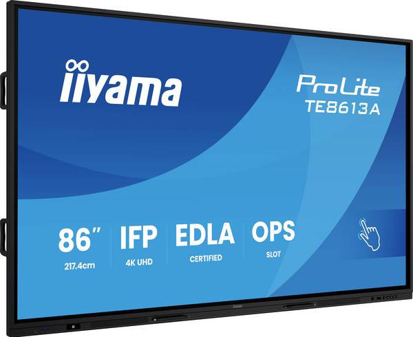 Iiyama  Ecran affichage dynamique CEE: G (A - G) 217.4 cm 85.6 pouces 3840 x 2160 Pixel
