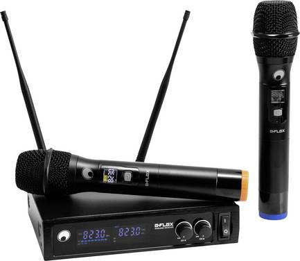 Manuel Micro sans fil Omnitronic UHF E-FLEX 2 Type de transmission (détails):radio interrupteur
