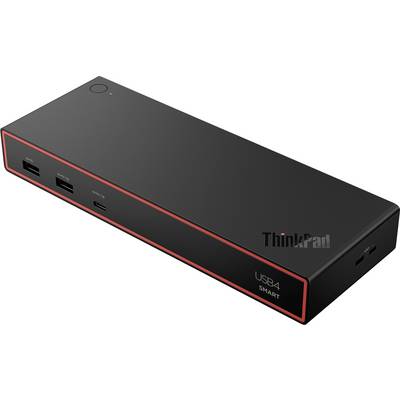 « Station d'accueil intelligente ThinkPad USB4 SMART » affichant plusieurs ports USB sur le côté.