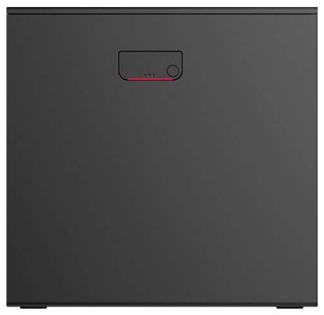 Une batterie rectangulaire noire avec un petit panneau d'affichage, des voyants indicateurs et une ligne rouge, conçue pour les systèmes de stockage d'énergie.