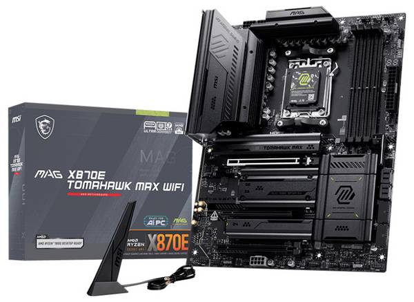 MSI MAG X870E Tomahawk Max WiFi Carte mère Facteur de forme (détails) ATX