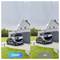 « Comparaison d'une maison sans HDR (à gauche) et avec HDR (à droite) : montre des détails et des couleurs améliorés. Texte : « Technologie HDR ». »