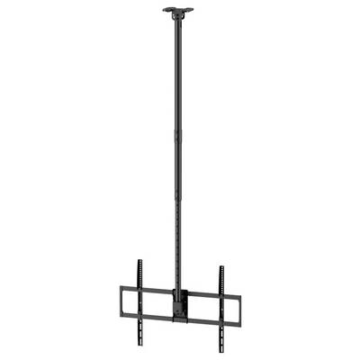Support de plafond pour téléviseur avec hauteur ajustable, adapté aux téléviseurs à écran plat.