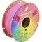 Une bobine de filament d'impression 3D multicolore Panchroma étiqueté « Panchroma », « Votre Palette de Filament » et « PLA MAGENTA ».