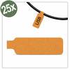 Quadrios 26CA795 26CA795 Etiquette de câble 20 x 40 mm Couleur de la surface de marquage: orange Nombre d'étiquettes: 25