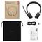 Le bundle de casque comprend un casque sans fil ANC noir, une clé USB, un câble USB-C, un manuel d'instructions, une pochette de rangement et une boîte d'emballage.