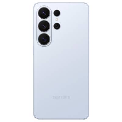 Vue latérale d'un smartphone montrant un profil mince avec trois objectifs de caméra en saillie sur le côté supérieur droit.